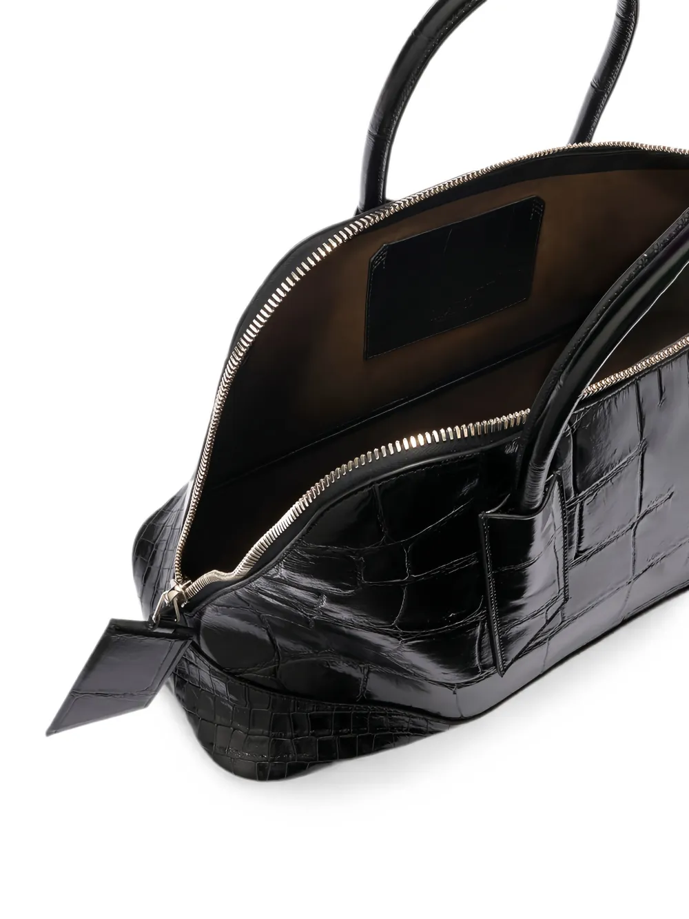 The Attico La Sant Ambroeus shopper met handvat Zwart