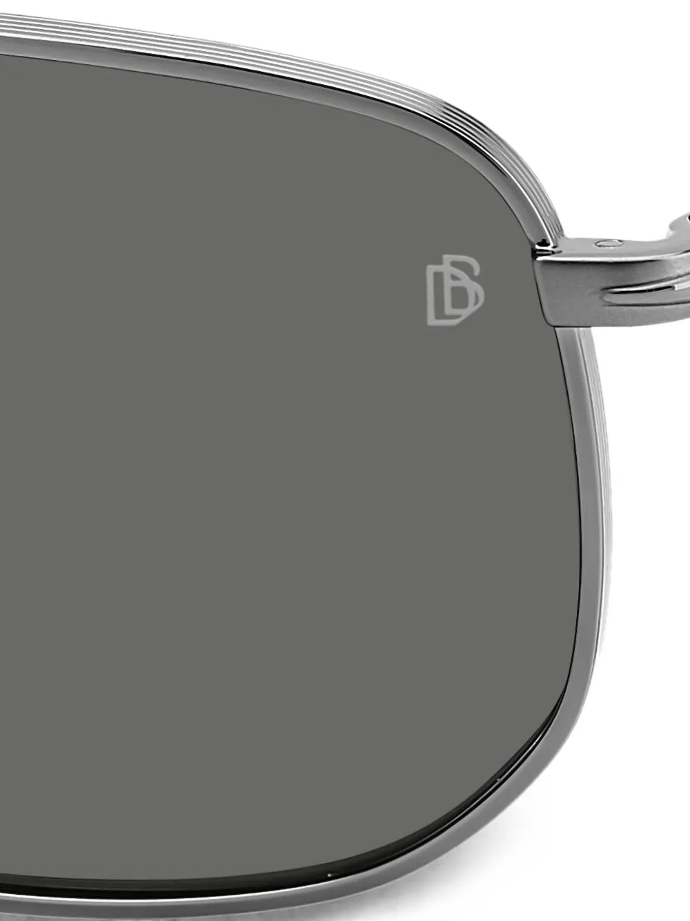David Beckham Eyewear Rectangle-frame Sunglasses In Metallic
