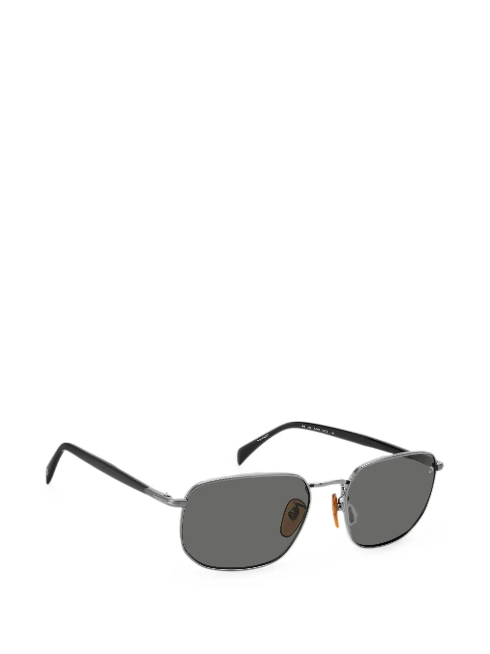David Beckham Eyewear Rectangle-frame Sunglasses In Metallic