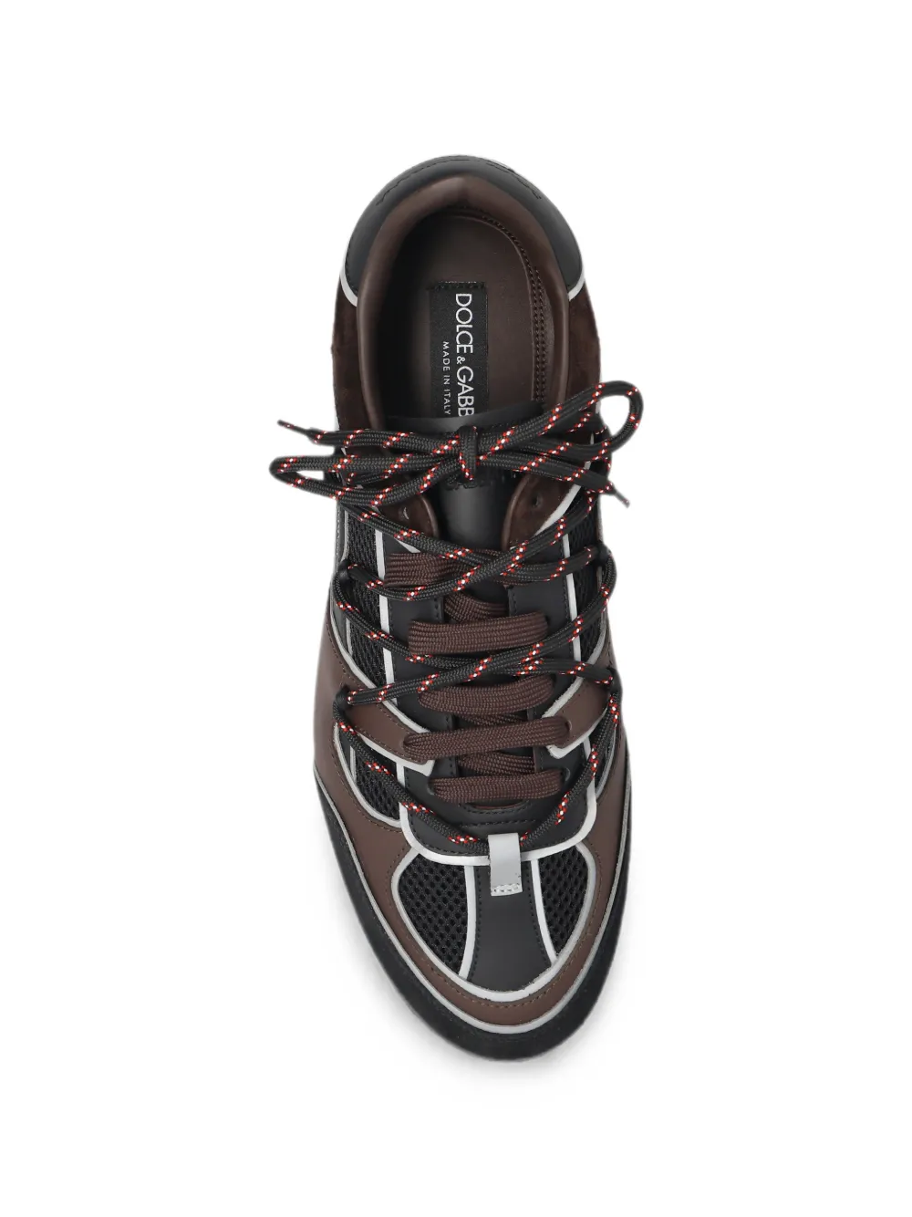 Dolce & Gabbana Ginnica panelled mesh sneakers Bruin