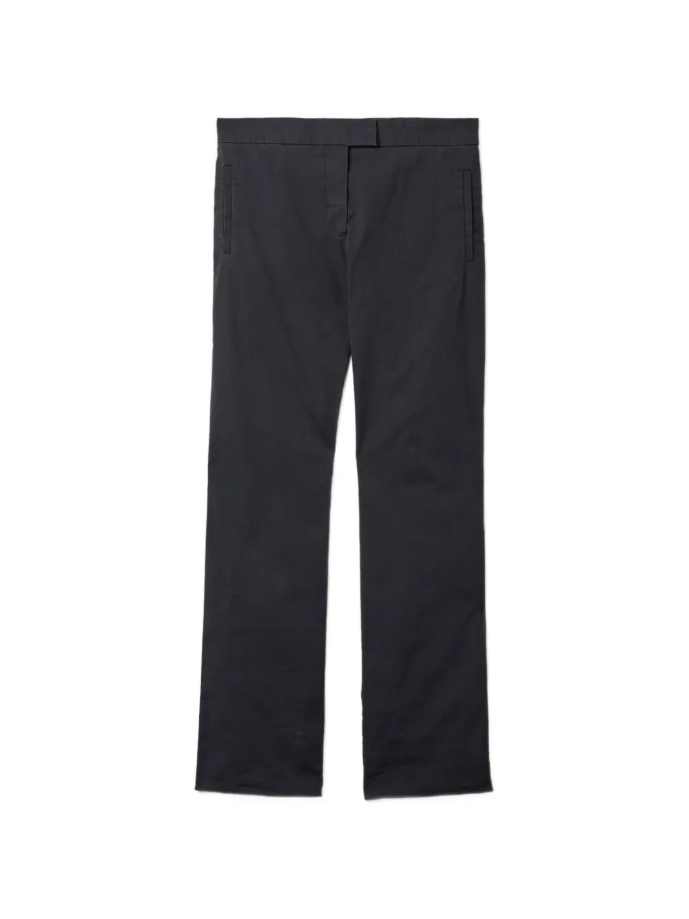Miu Miu Popeline-Hose mit Stretchanteil - Schwarz