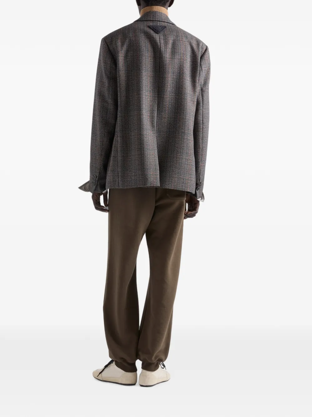 Prada Fleece broek Bruin