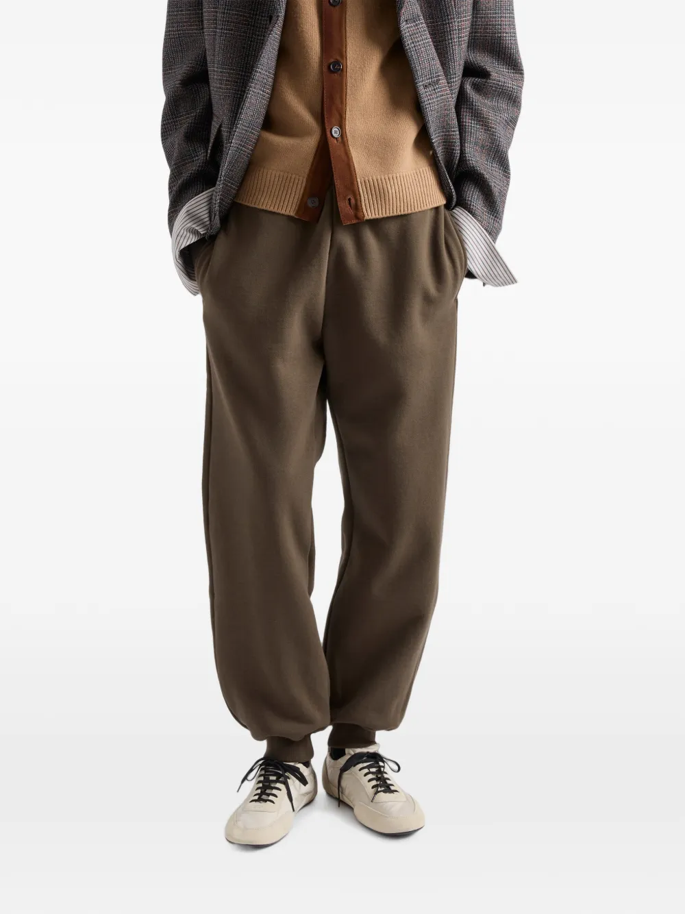 Prada Fleece broek Bruin