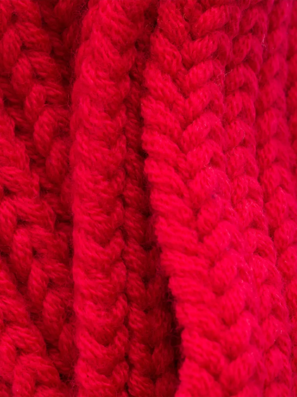 Prada Wool Scarf In Red