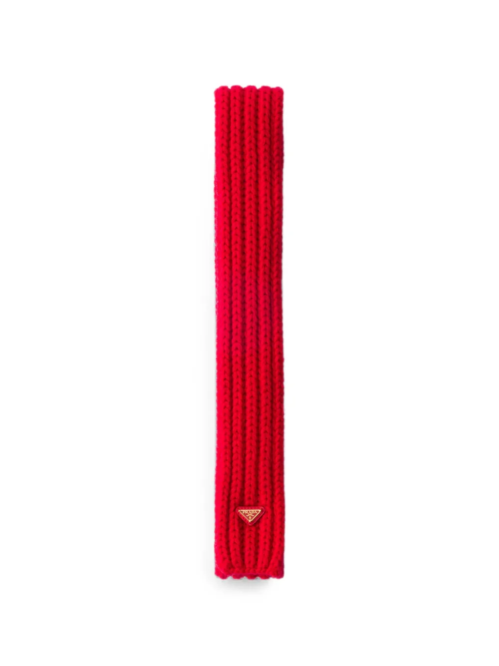Prada Wool Scarf In Red