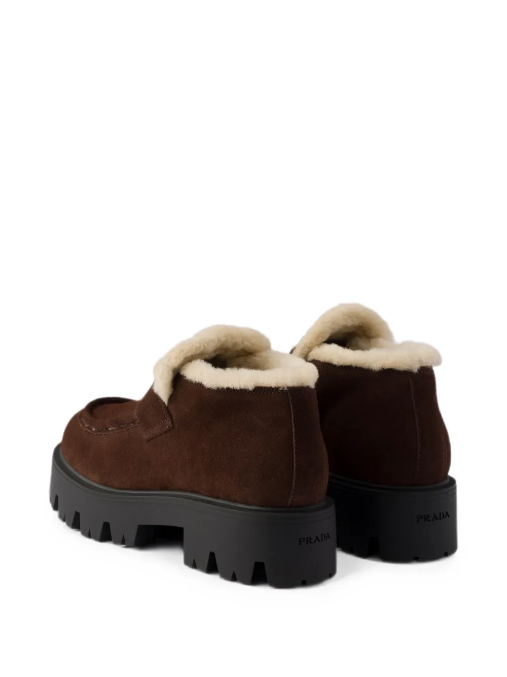 Prada Suède loafers Bruin