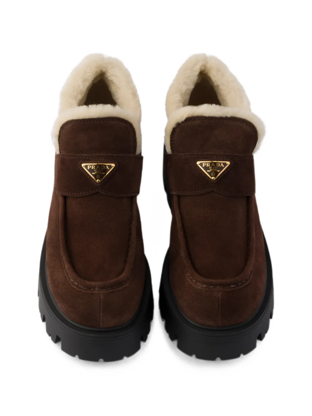 Prada Suède loafers Bruin