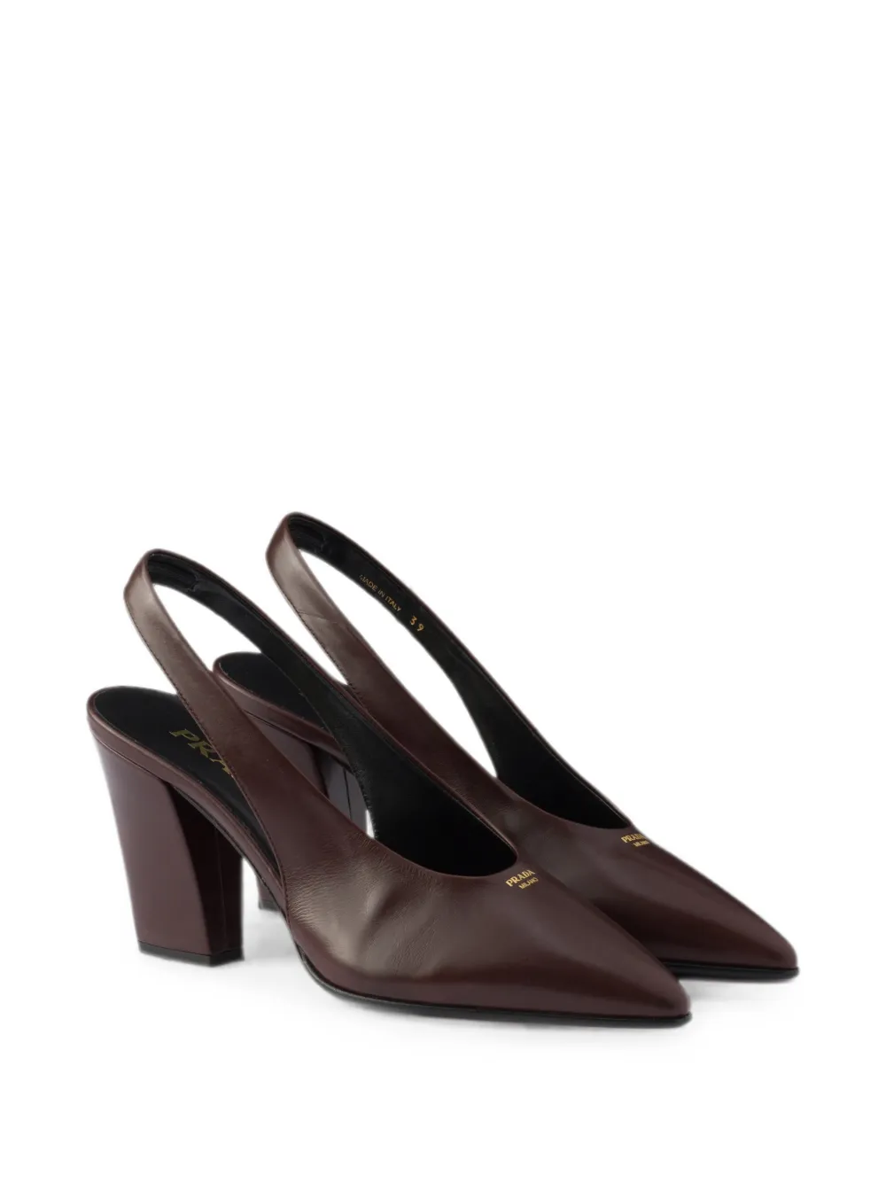 Prada leather slingback pumps Bruin