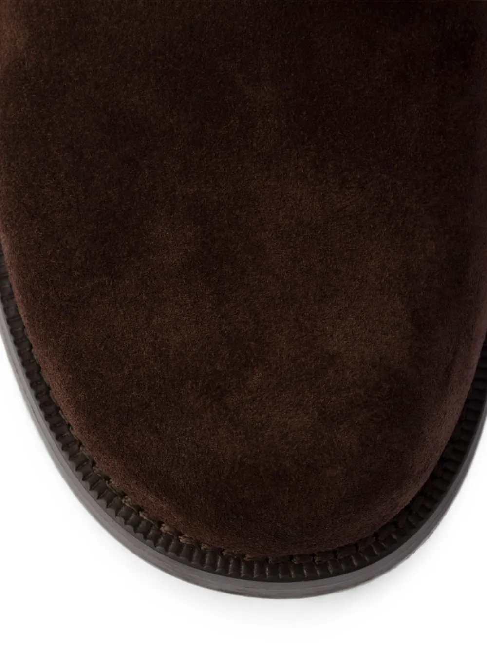 Prada suede mid-calf boots Bruin