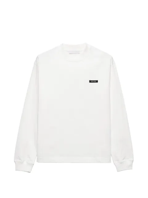 Prada long-sleeved cotton T-shirt
