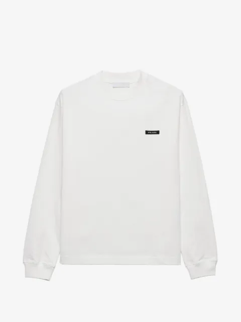 Prada long-sleeved cotton T-shirt