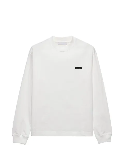 Prada long-sleeved cotton T-shirt