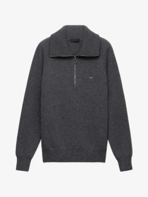 Prada wool and cashmere polo sweater