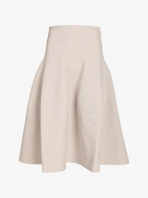 CFCL Milan-rib flared midi skirt
