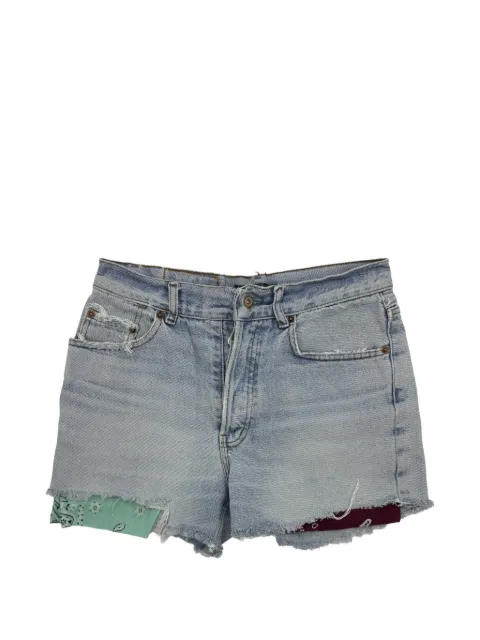 Htc Los Angeles bandana-insert frayed shorts