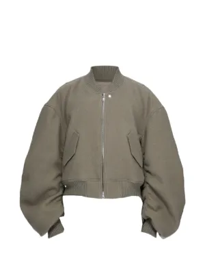 Rick Owens クロップド ジャケット | ブラウン | FARFETCH JP