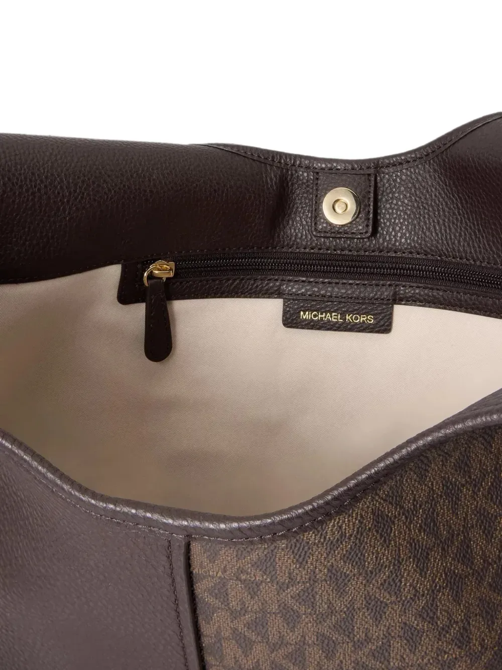 Michael Kors Grote Henly shopper met logo Bruin