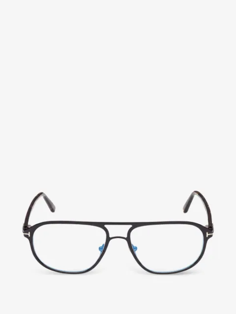 TOM FORD gafas con montura de piloto y doble puente