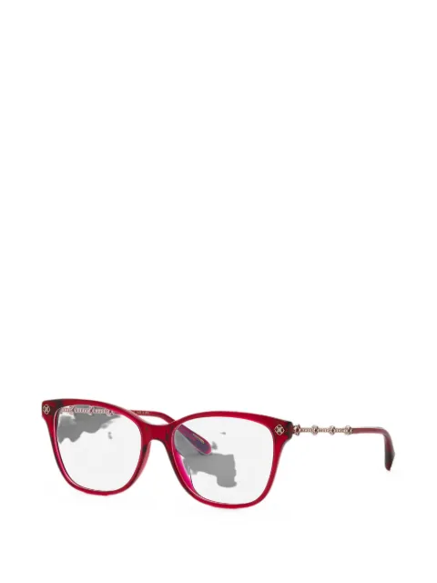 Chopard crystal-embellished square-frame glasses