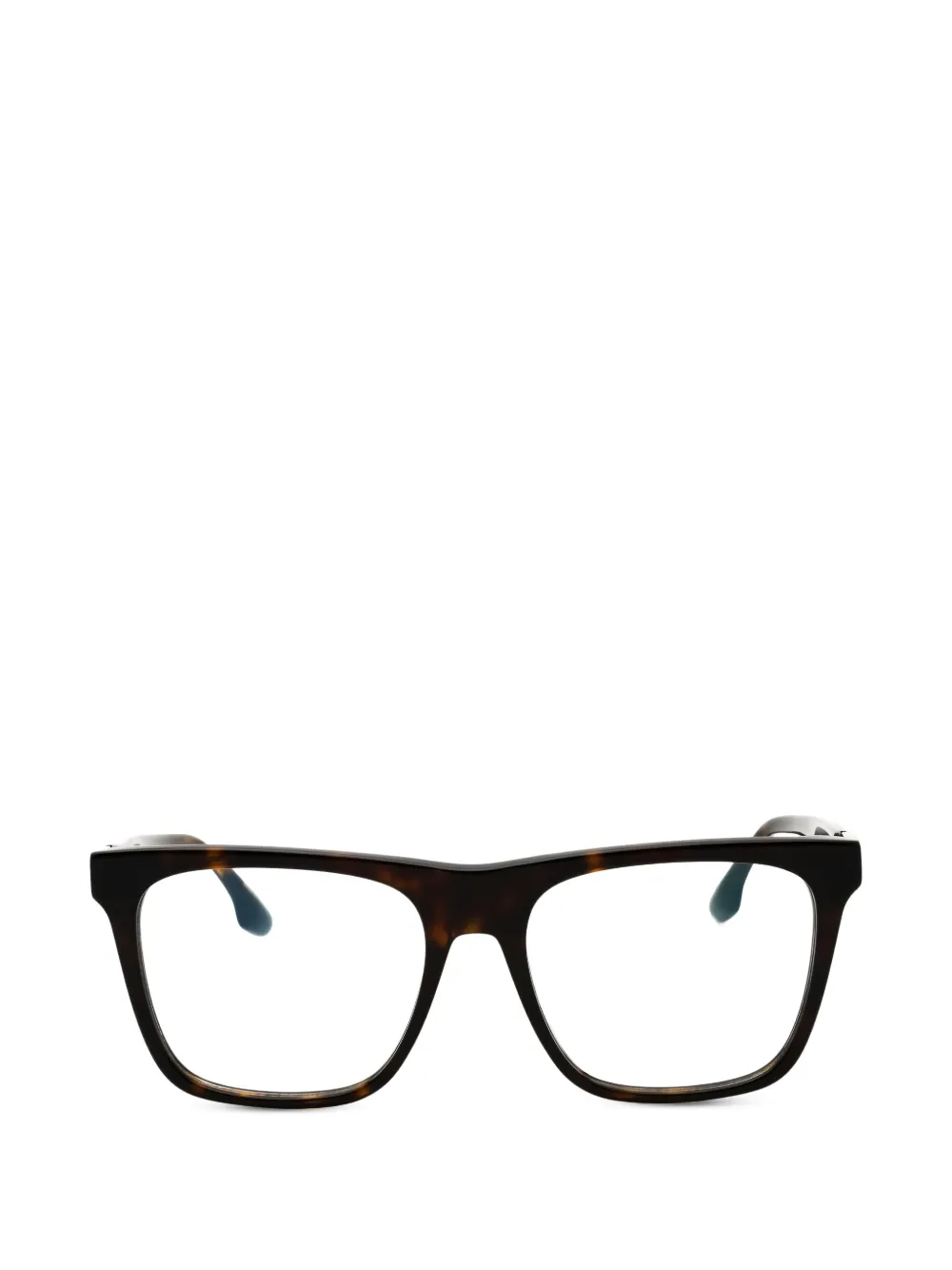 Victoria Beckham tortoiseshell-effect square-frame glasses - Marrone