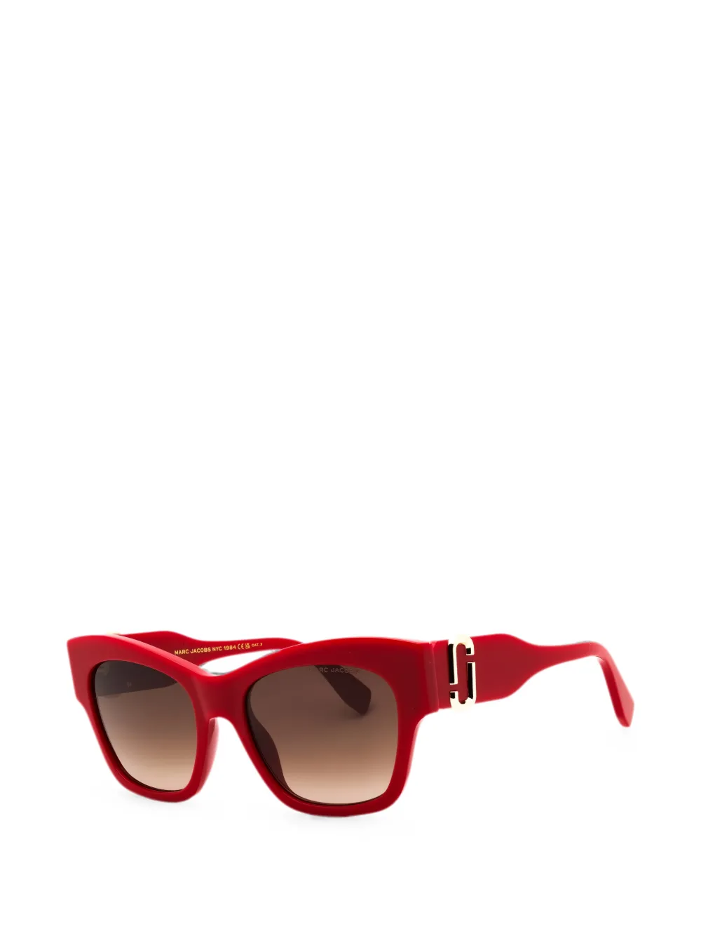 Marc Jacobs Eyewear Zonnebril met cat-eye montuur Rood