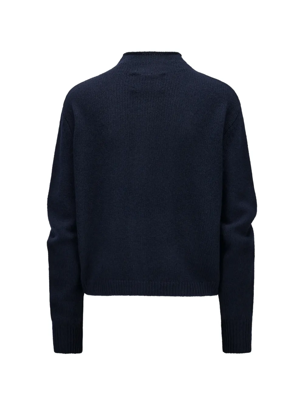 Lisa Yang Vest met knoopsluiting en hoge hals Blauw