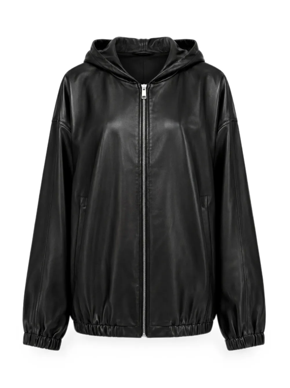 Arma hooded zip-up jacket Zwart