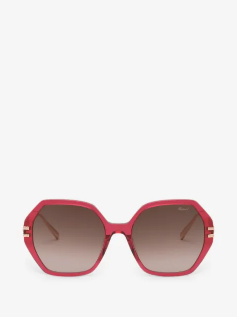 Chopard geometric-frame sunglasses
