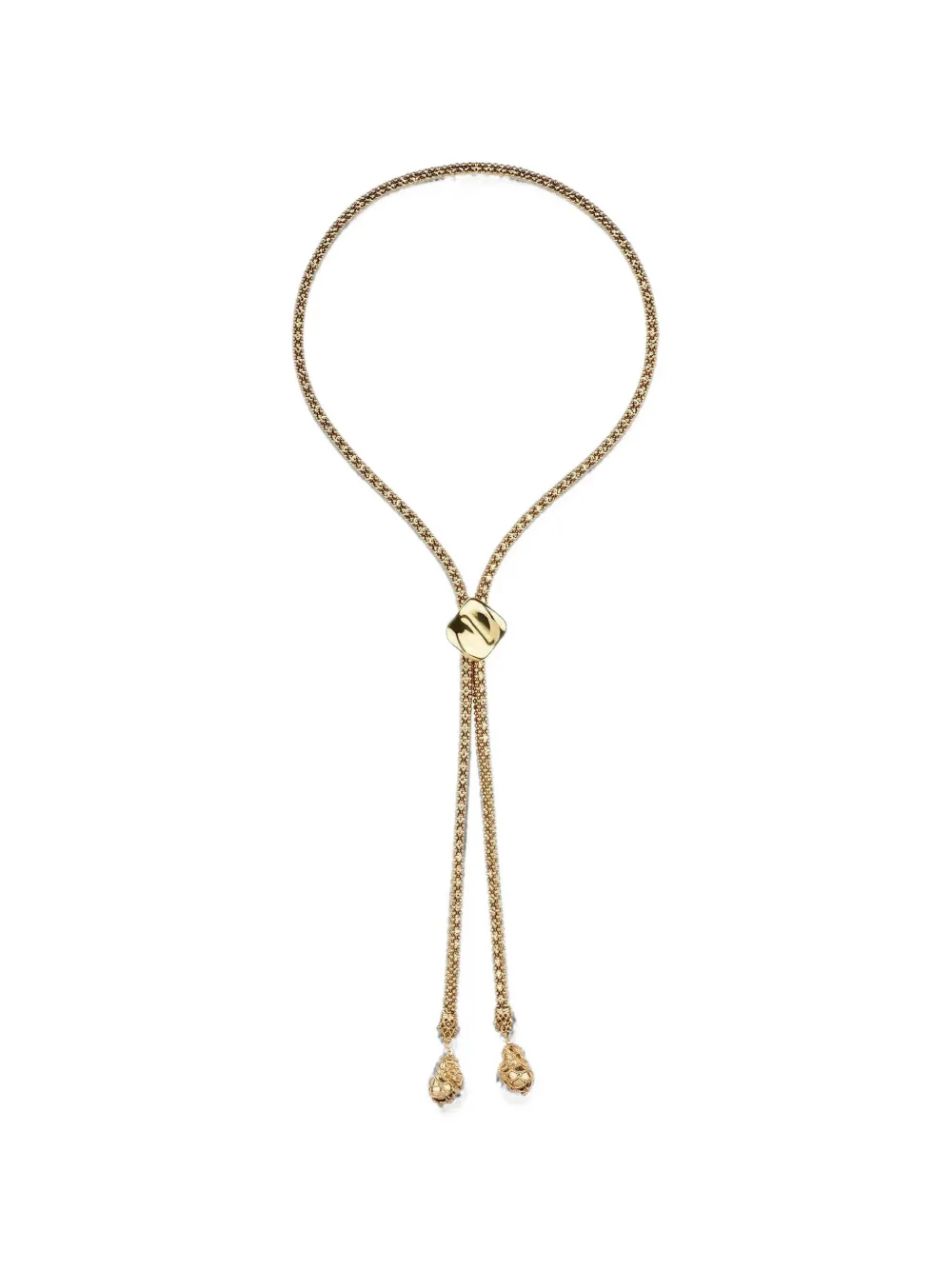 Gas Bijoux Square Biwa necklace - Oro