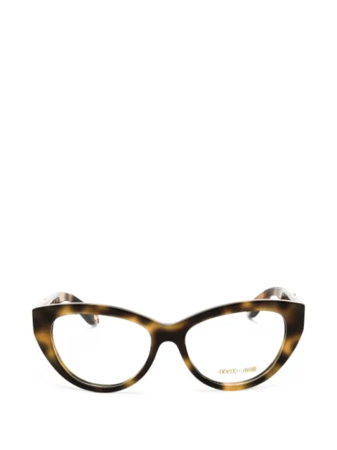 Roberto Cavalli tortoiseshell-effect cat-eye glasses