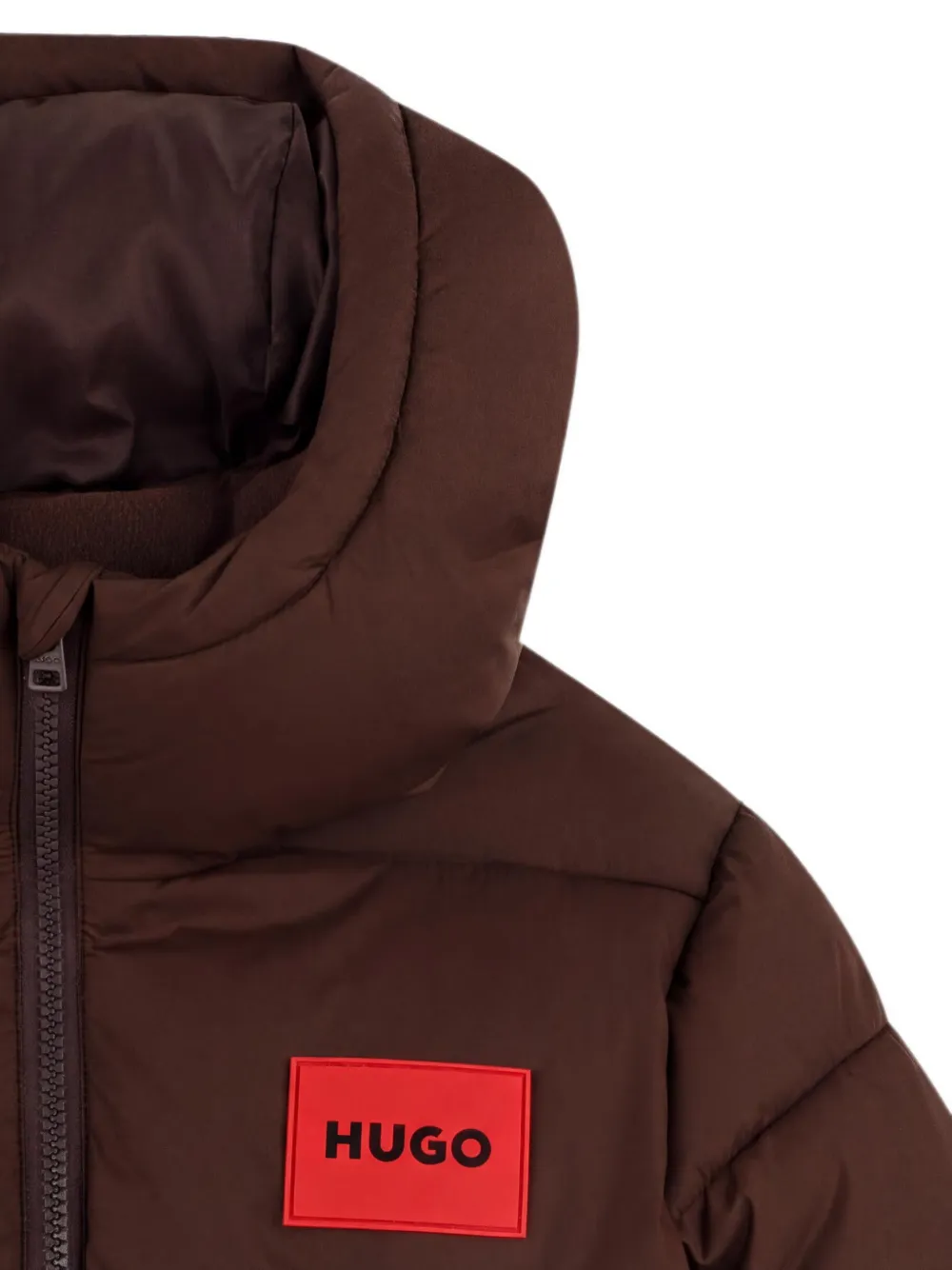 HUGO KIDS Jack met logopatch Bruin