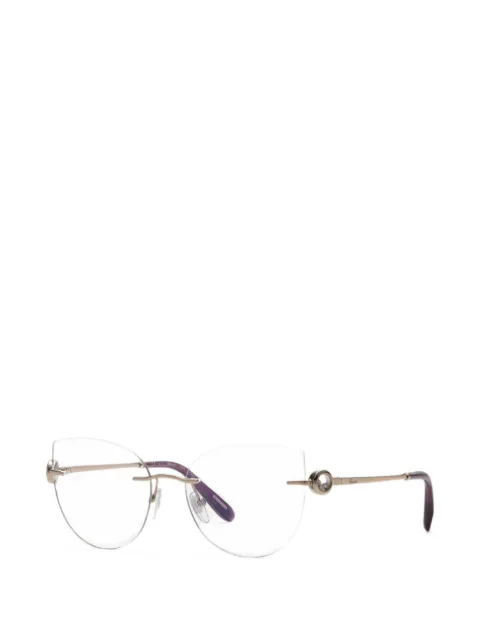 Chopard rimless cat-eye glasses