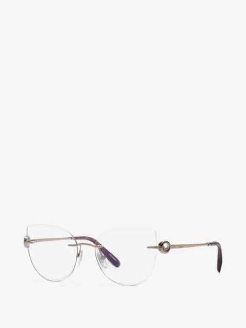 Chopard rimless cat-eye glasses