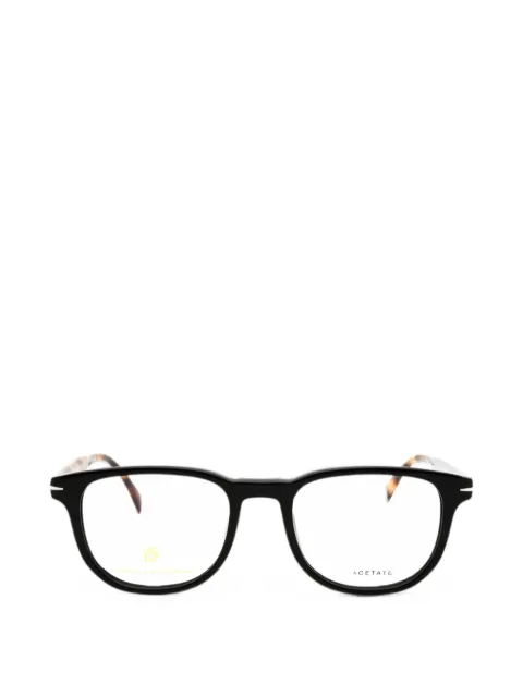 Eyewear by David Beckham tortoiseshell-effect rectangle-frame glasses