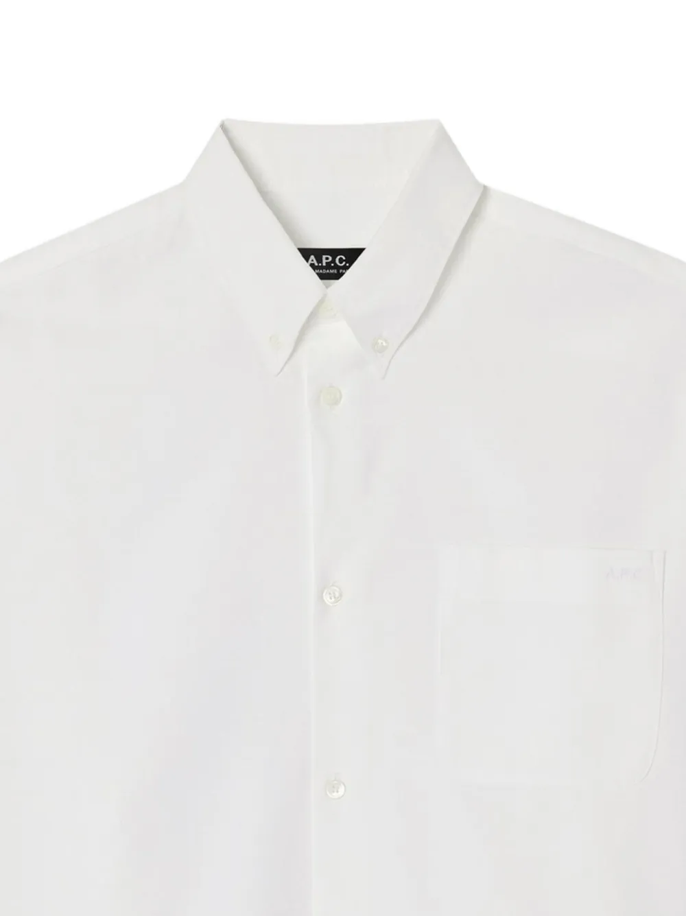 A.P.C. Sophia blouse met logo Wit