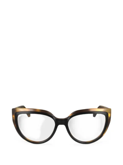 Ferragamo cat-eye tortoiseshell-effect glasses