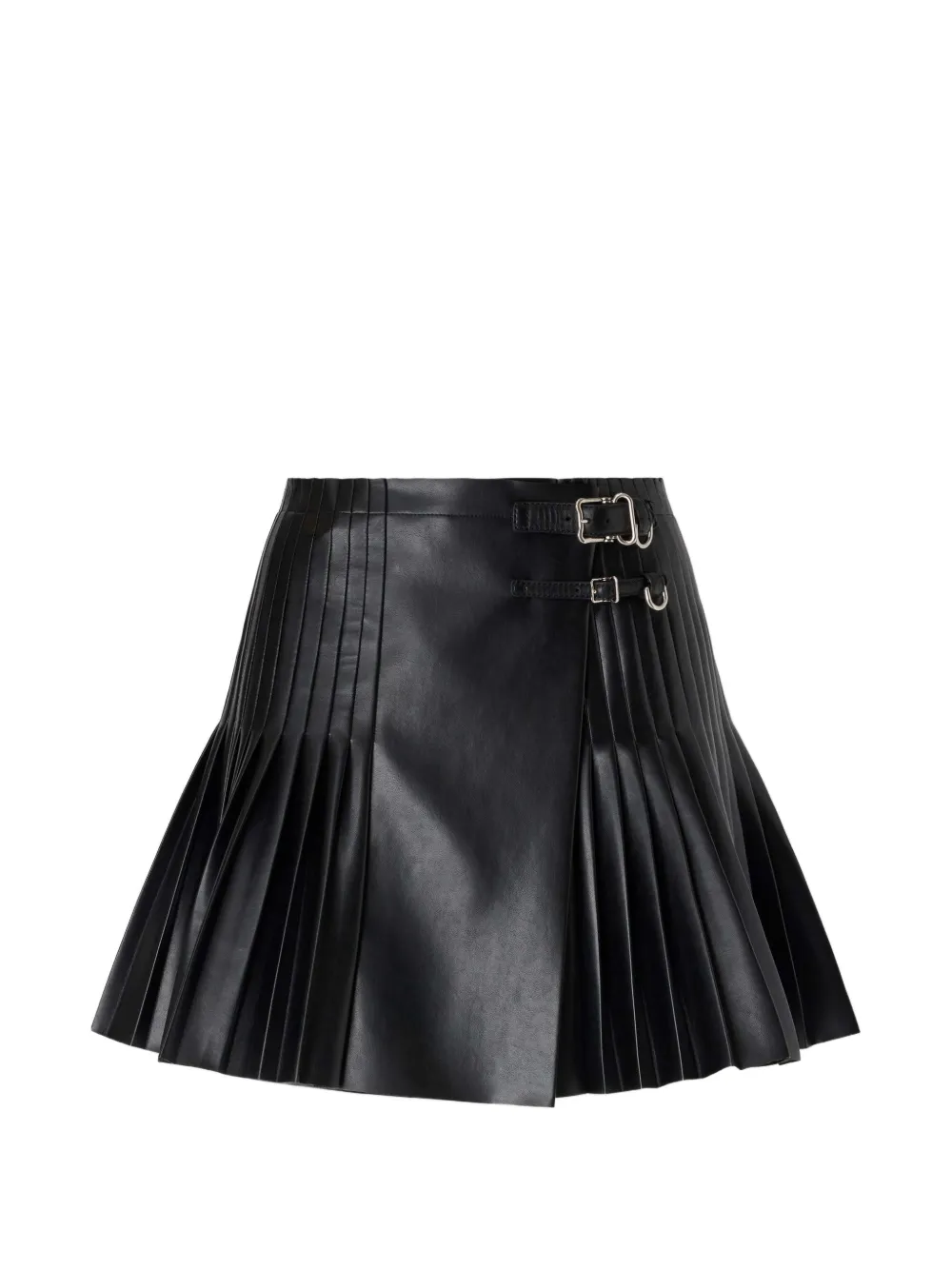 Ermanno Scervino buckle-fastening pleated mini skirt - Nero