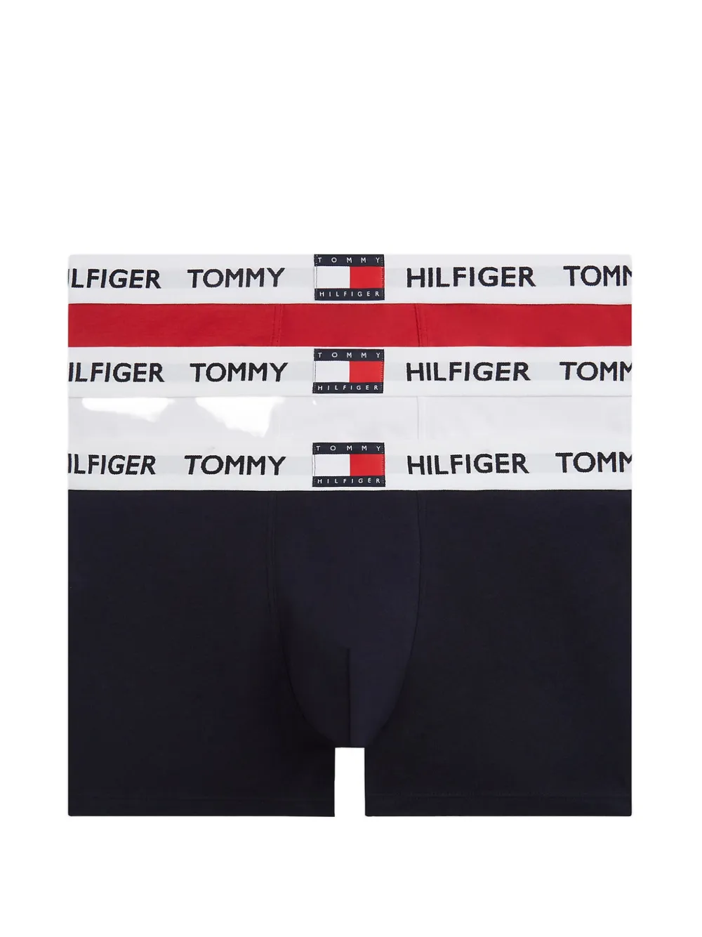Tommy Hilfiger logo-print waistband boxers (pack of three) - Blau