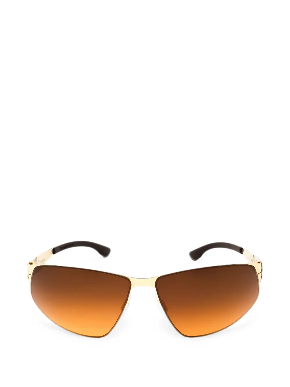 Ic! Berlin Geometric-frame Sunglasses In Gold