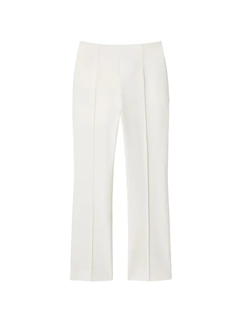 Lafayette 148 pressed-crease cropped trousers