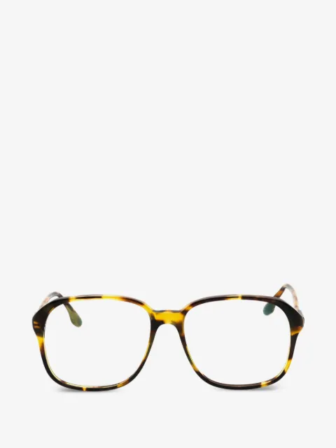 Victoria Beckham tortoiseshell-effect square-frame glasses