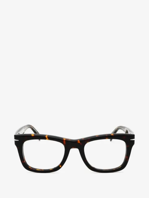 Eyewear by David Beckham tortoiseshell-effect square-frame glasses