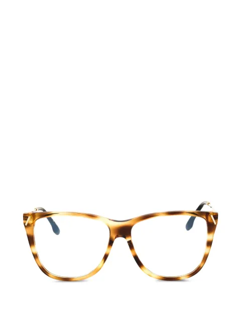 Victoria Beckham tortoiseshell-effect square-frame glasses