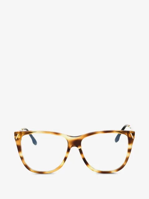 Victoria Beckham tortoiseshell-effect square-frame glasses