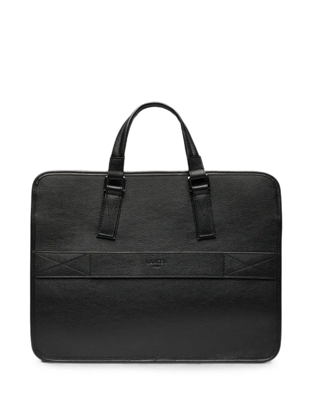 Lancel Leren laptoptas Zwart