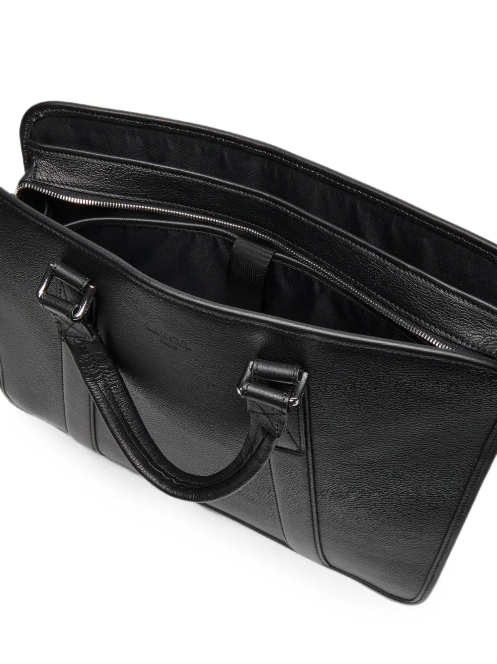 Lancel Leren laptoptas Zwart