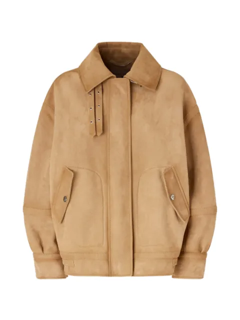 Ermanno Scervino buckle-detail leather jacket