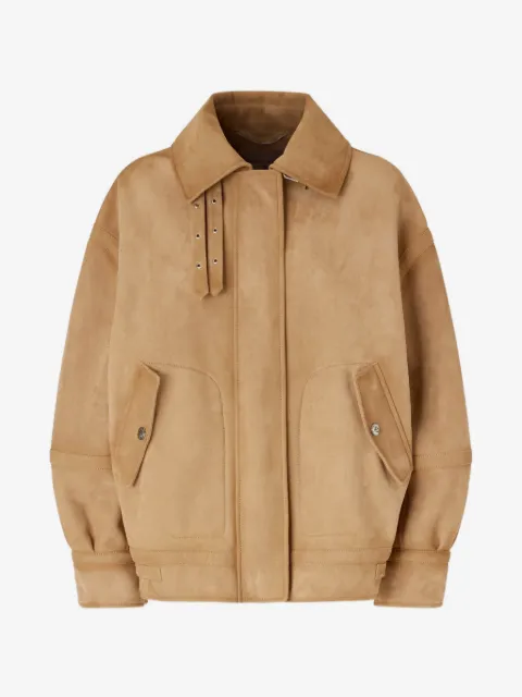 Ermanno Scervino buckle-detail leather jacket