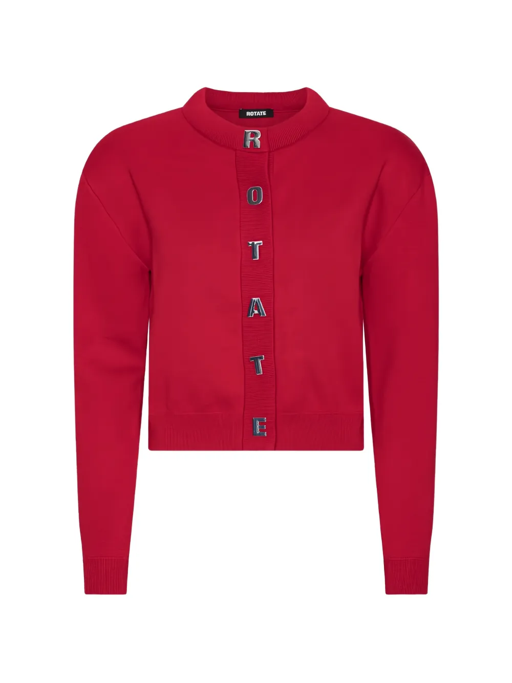 ROTATE BIRGER CHRISTENSEN Firm knit cardigan red - Rosso