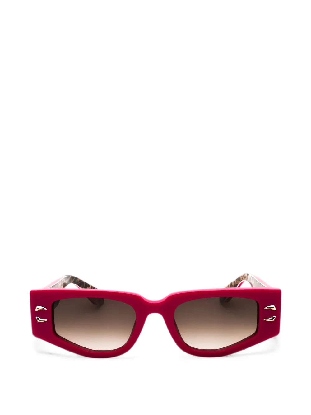 Roberto Cavalli geometric-frame sunglasses - Rosa